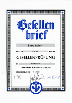 Gesellenbrief