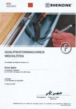 Qualifikationsnachweis