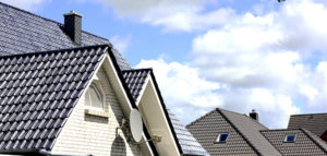 the roof of the house with nice window