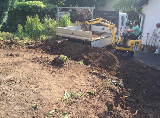 Baumfäller-Erdarbeiten-Gartenarbeit-Stützmauer errichten