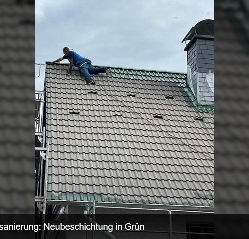 Dachbeschichtung und Malerarbeiten, Einfamilienhaus