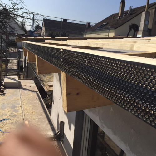 160m² Asbest Wellplatten Eternit Dachsanierung