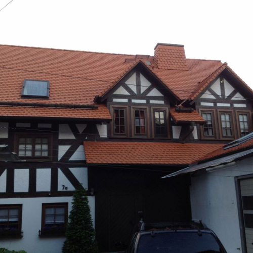 Bieberschwanz-Ziegel in Wetzlar gereinigt und imprägniert