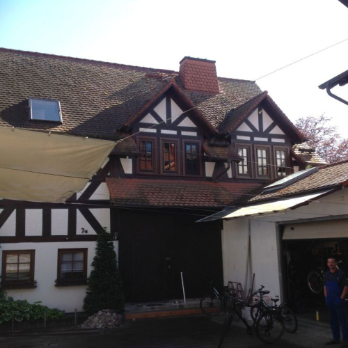 Bieberschwanz-Ziegel in Wetzlar gereinigt und imprägniert