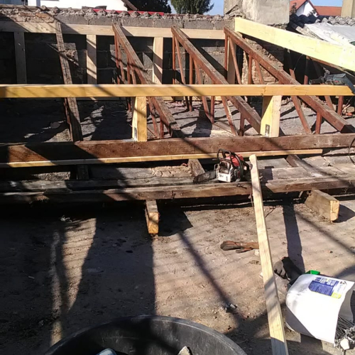 160m² Asbest Wellplatten Eternit Dachsanierung