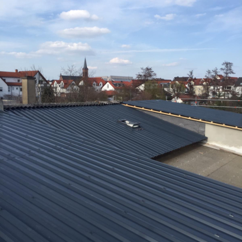 160m² Asbest Wellplatten Eternit Dachsanierung