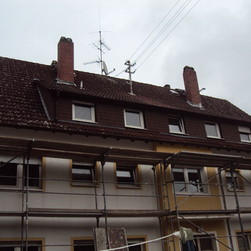 Sanierung des Daches eines 6-Familien-Hauses