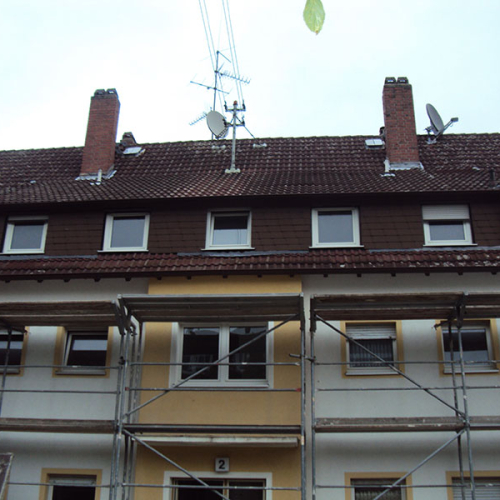 Sanierung des Daches eines 6-Familien-Hauses