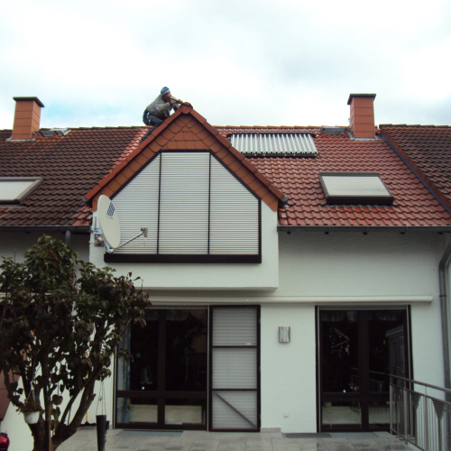 Reihenhaus-Dachsanierung