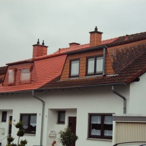 Reihenhaus-Dachsanierung