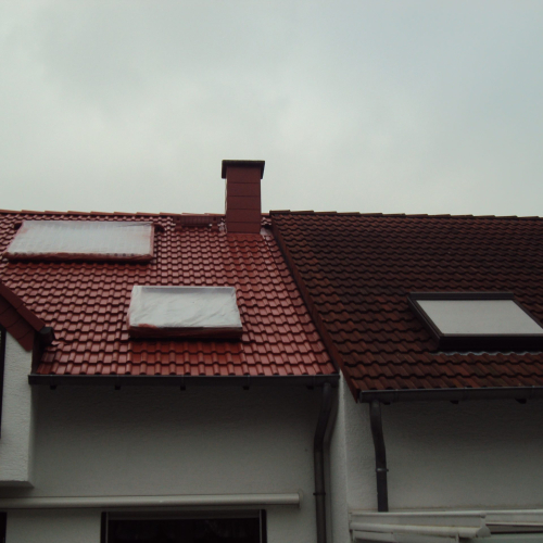 Reihenhaus-Dachsanierung