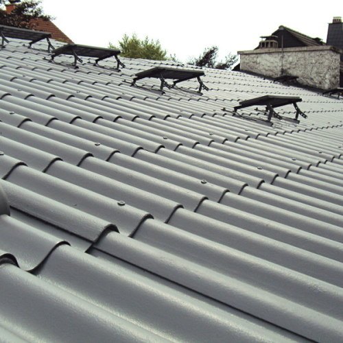 Dachreinigung und Dachbeschichtung an Berliner Welle (Flachdach)