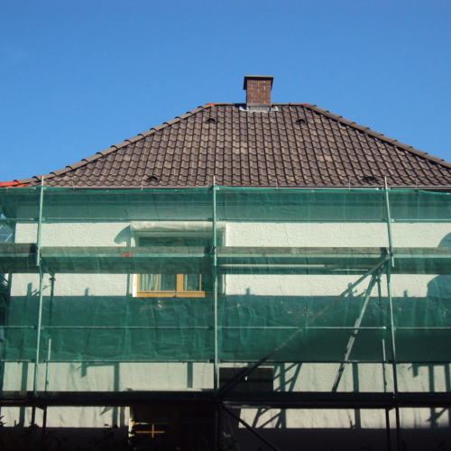 Dachbeschichtung in Ziegelrot