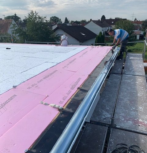 182m² Flachdach für privat und gewerbliches Gebäude
