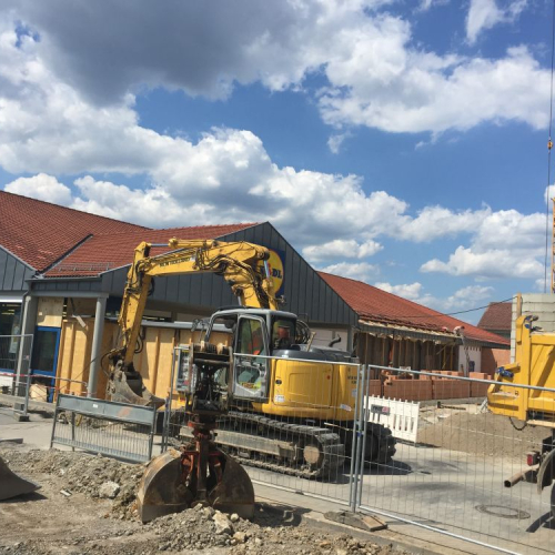 Dachreinigung und Beschichtung bei Lidl Ingolstadt