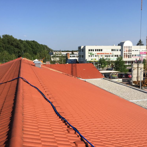Dachreinigung und Beschichtung bei Lidl Ingolstadt