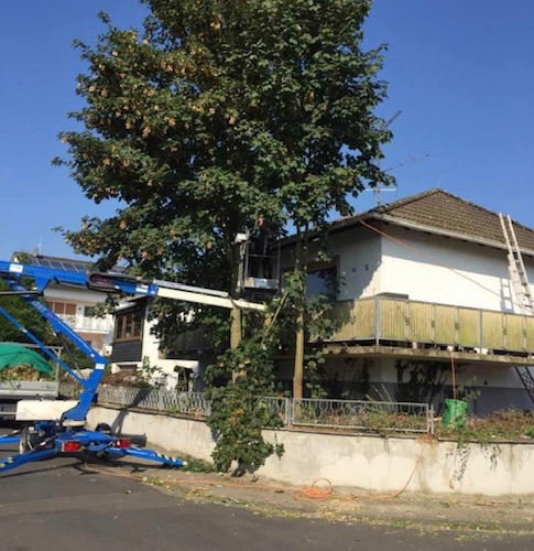 Baumfäller-Erdarbeiten-Gartenarbeit-Stützmauer errichten