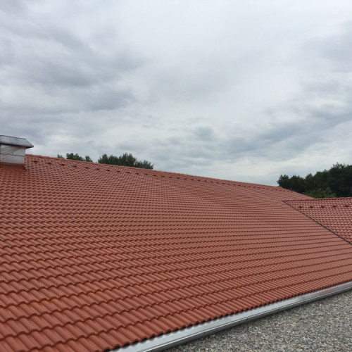 Dachreinigung und Beschichtung bei Lidl Ingolstadt