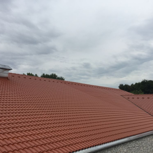 Dachreinigung und Beschichtung bei Lidl Ingolstadt