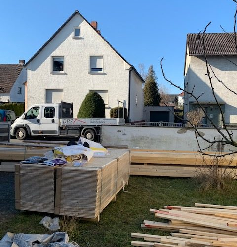 160m² Asbest Wellplatten Eternit Dachsanierung