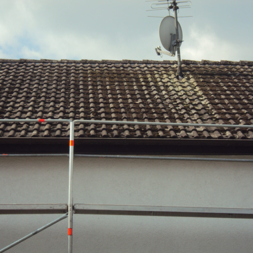 Fassadenverkleidung mit Schiefer