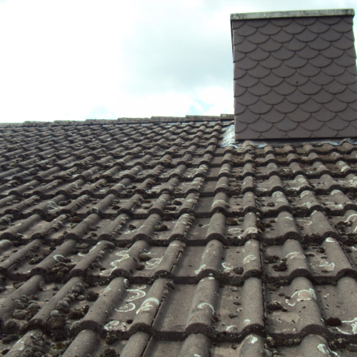 Fassadenverkleidung mit Schiefer