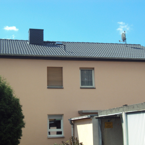 Fassadenverkleidung mit Schiefer