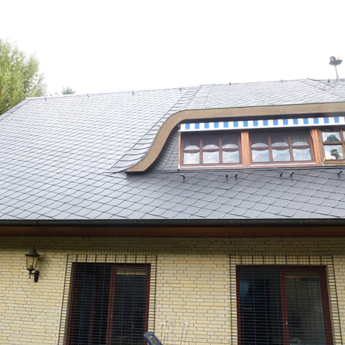 Sanierung eines Kunstschieferdaches