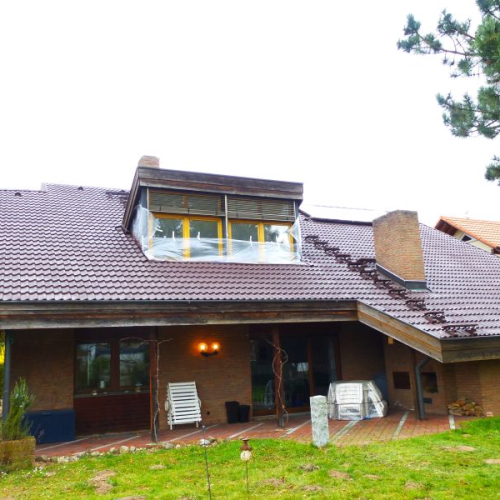 Reinigung und Beschichtung einer aufwändigen Dachkonstruktion