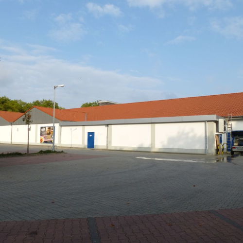 Dachreinigung und Beschichtung bei Lidl in Leipzig