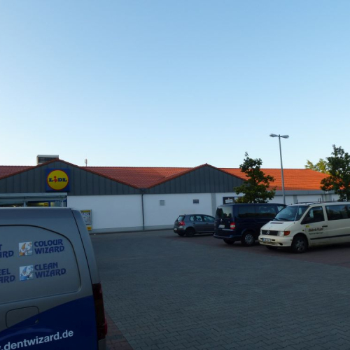 Dachreinigung und Beschichtung bei Lidl in Leipzig