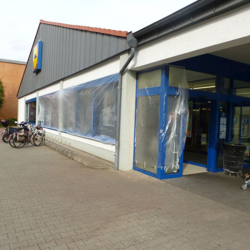 Dachreinigung und Beschichtung bei Lidl in Leipzig