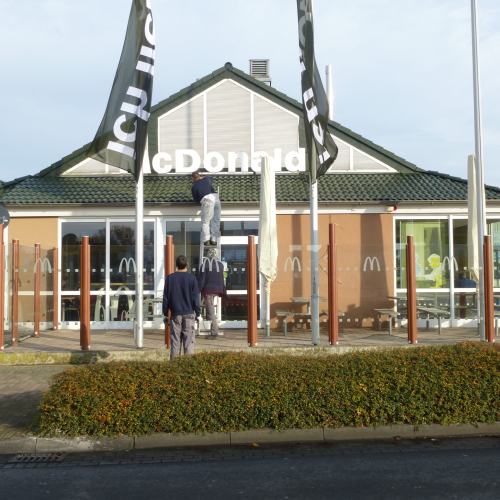 Dachbeschichtung in Bergheim bei McDonald's