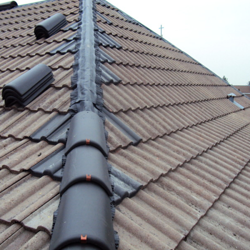 Dachreinigung und Dachbeschichtung am Walmdach