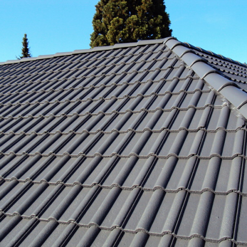 Dachreinigung und Dachbeschichtung am Walmdach