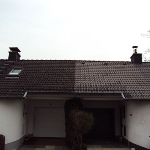 Dachsanierung bei einem Doppelhaus