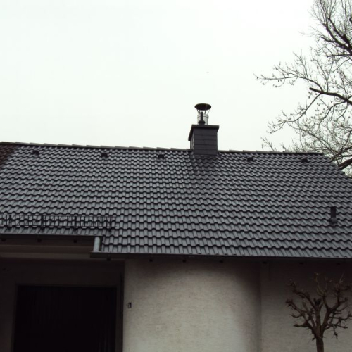 Dachsanierung bei einem Doppelhaus