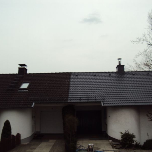 Dachsanierung bei einem Doppelhaus