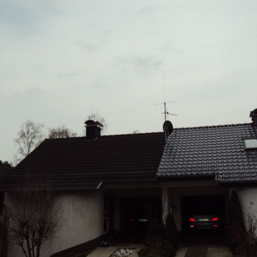 Dachsanierung bei einem Doppelhaus