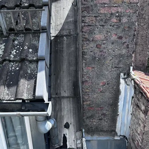 Historisches Gebäude komplett eingerüstet und Spenglerarbeiten ausgeführt