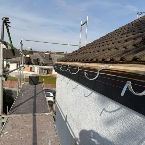 180m² Dachfläche Dachumdeckung