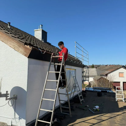 180m² Dachfläche Dachumdeckung