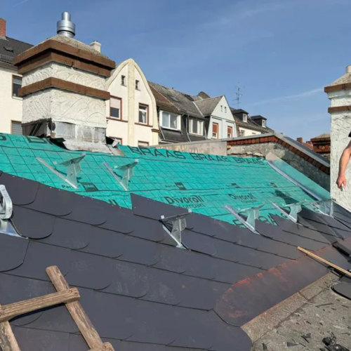 160m² Asbest Faserzement /Kunstschieferplatten Sanierung