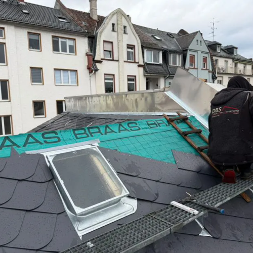 160m² Asbest Faserzement /Kunstschieferplatten Sanierung