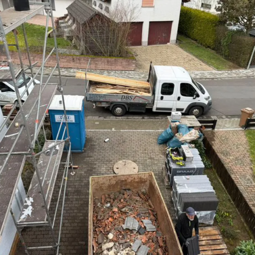 180m² Dachfläche Dachumdeckung