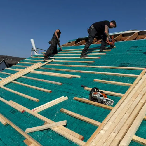 180m² Dachfläche Dachumdeckung