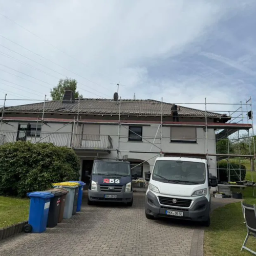 350m² Dachreinigung und Beschichtung in NANO-TOP anthrazit 