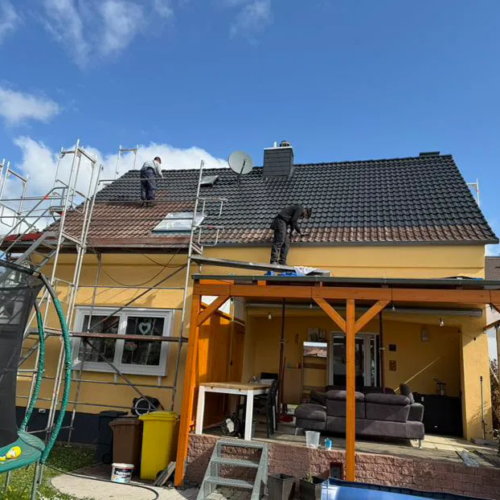 180m² Beton Pfannen anthrazit NANO-TOP