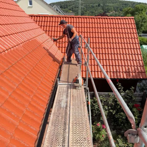250m² NANO-TOP Premium Beschichtung in ziegelrot