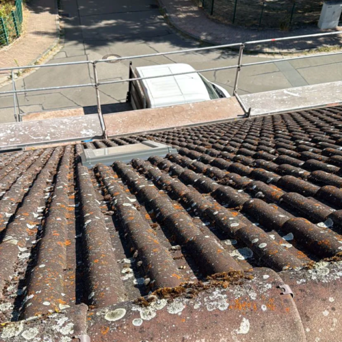 100m² Dachreinigung und Imprägnierung mit Siloxan 5050